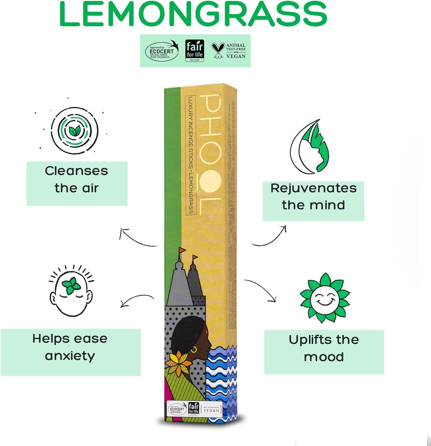 Lemongrass incense phool