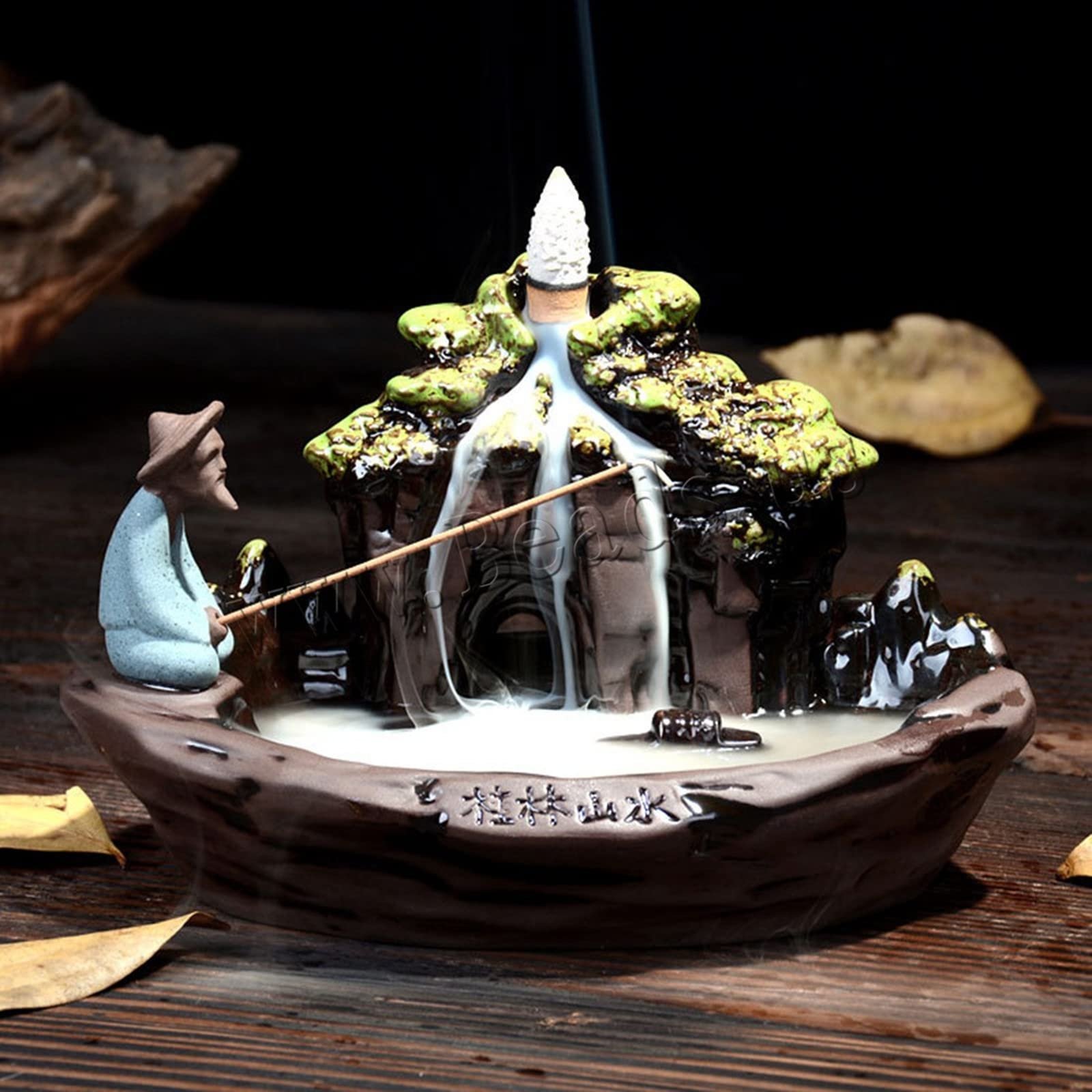 Backflow incense burner